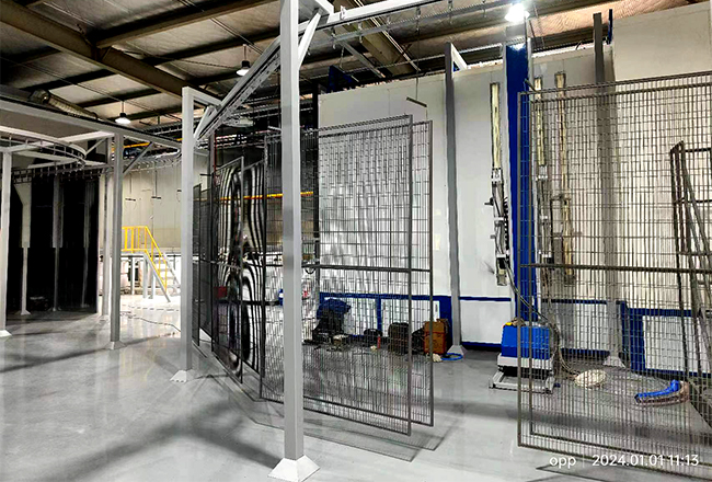 瑞典独资网片喷涂线：客户的首选